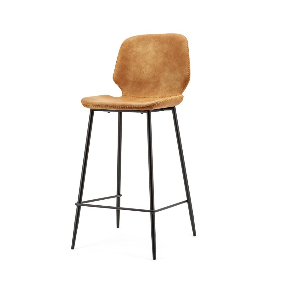 Barstoel Seashell Laag | Cognac