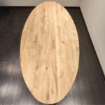Eettafel Noto Ovaal 40mm | 180×100 | Kolompoot | Maatwerk Mogelijk
