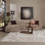 Hoekbank Austin Cappuccino Links