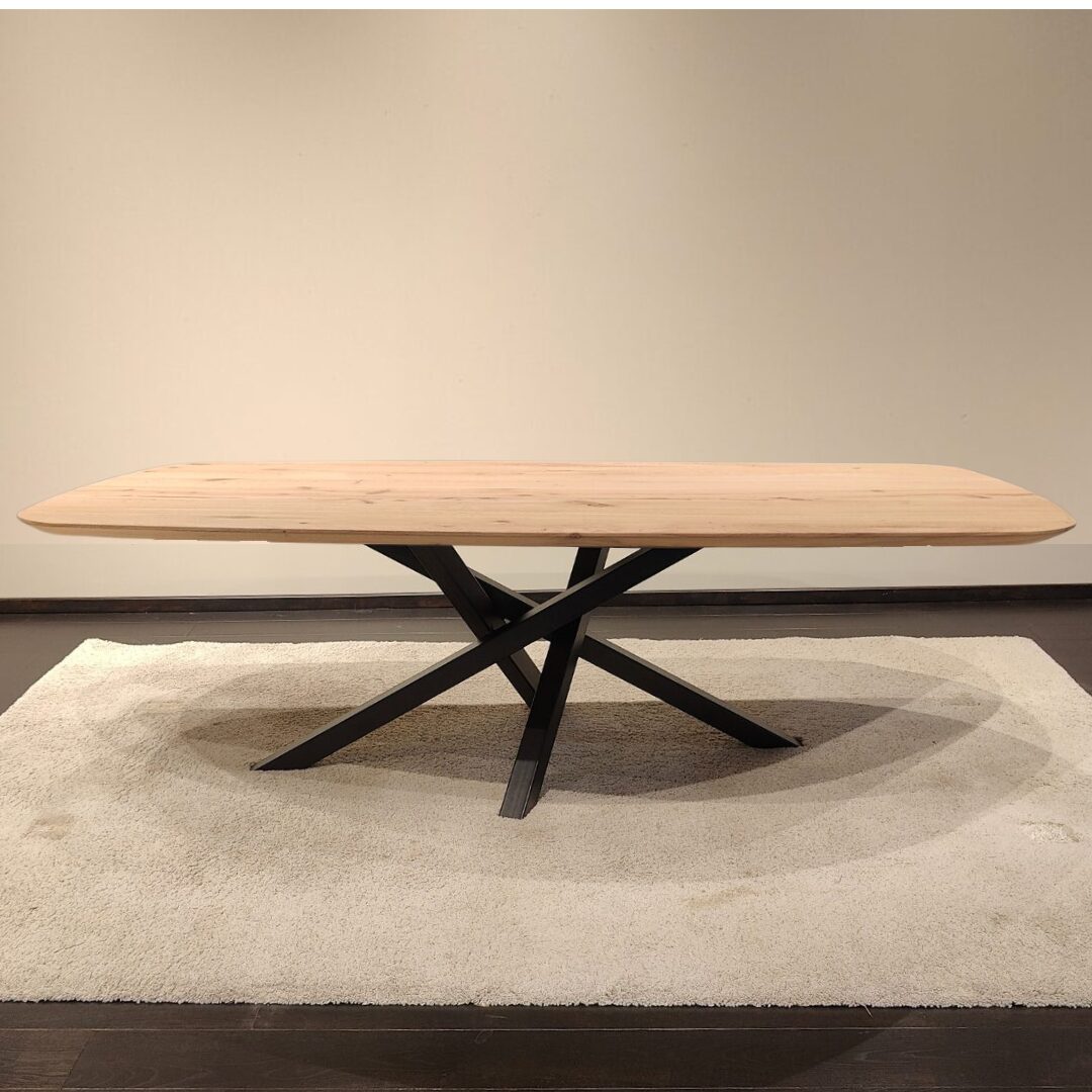 Eettafel Lula Deens Ovaal 40mm | 180×100 | Twistpoot | Maatwerk Mogelijk