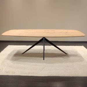 Eettafel Valero Deens Ovaal 40mm | 300×120 | Astra poot | Maatwerk Mogelijk