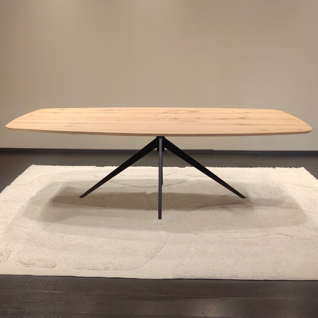 Eettafel Valero Deens Ovaal 40mm | 180×100 | Astra poot | Maatwerk Mogelijk