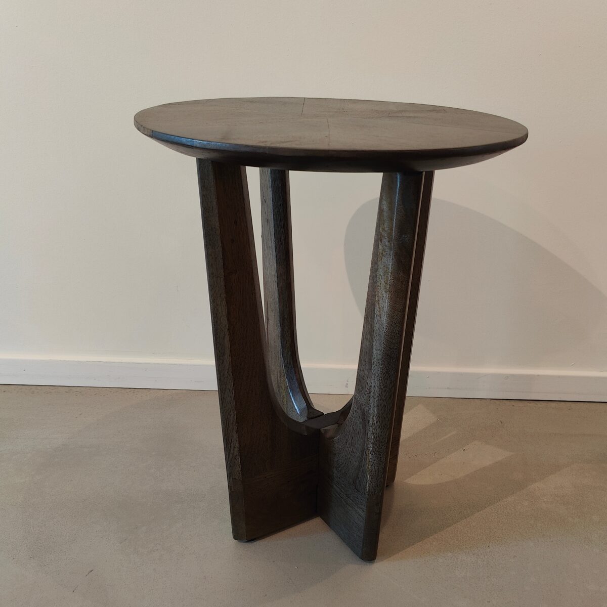 Bijzettafel Rijsel | ø40cm | Olijfbruin