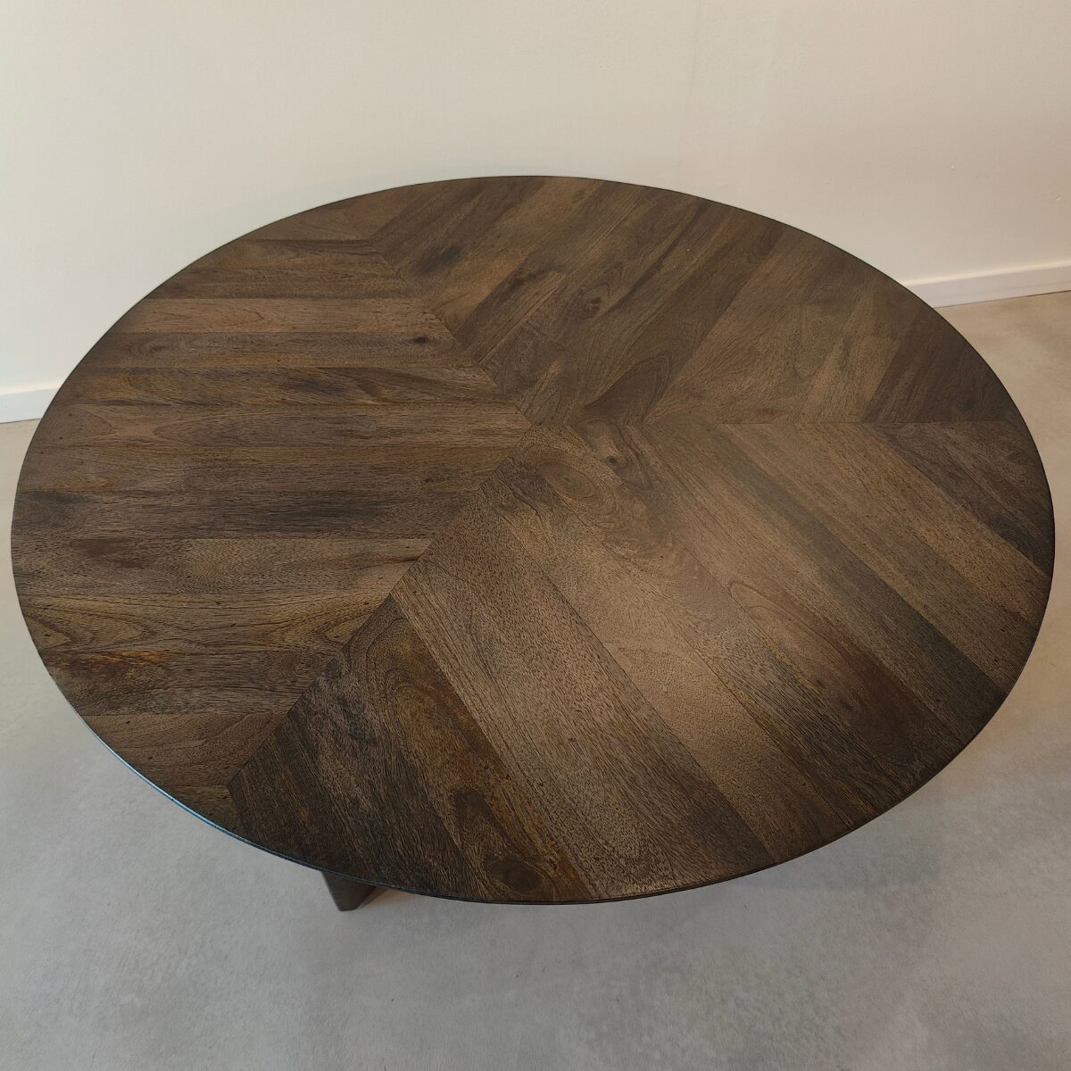 Salontafel Rijsel | ø90cm | Olijfbruin