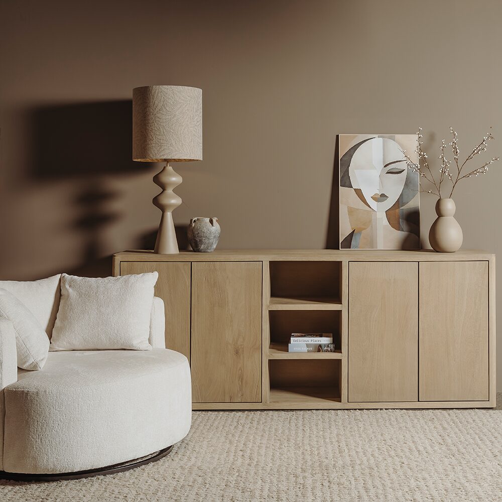Dressoir Tenna 220cm | Naturel