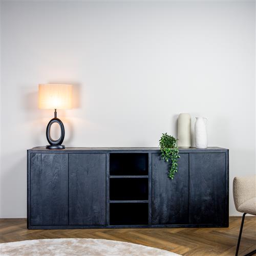 Dressoir Tenna 220cm | Zwart
