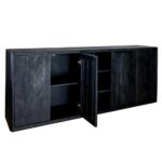 Dressoir Tenna 220cm | Zwart