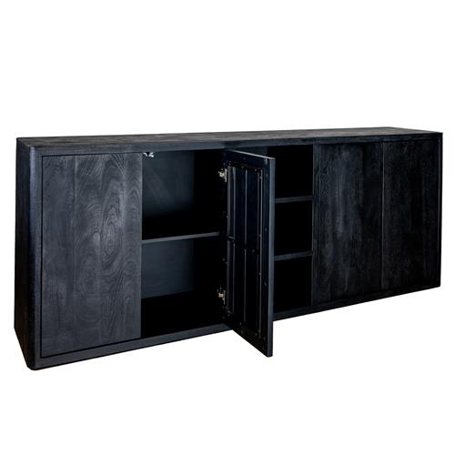 Dressoir Tenna 220cm | Zwart