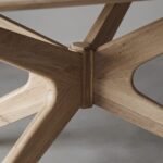 Eettafel Trapani Deens Ovaal 240×100| Kruispoot | Naturel