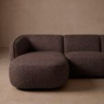 Hoekbank Elba Donkerbruin Links