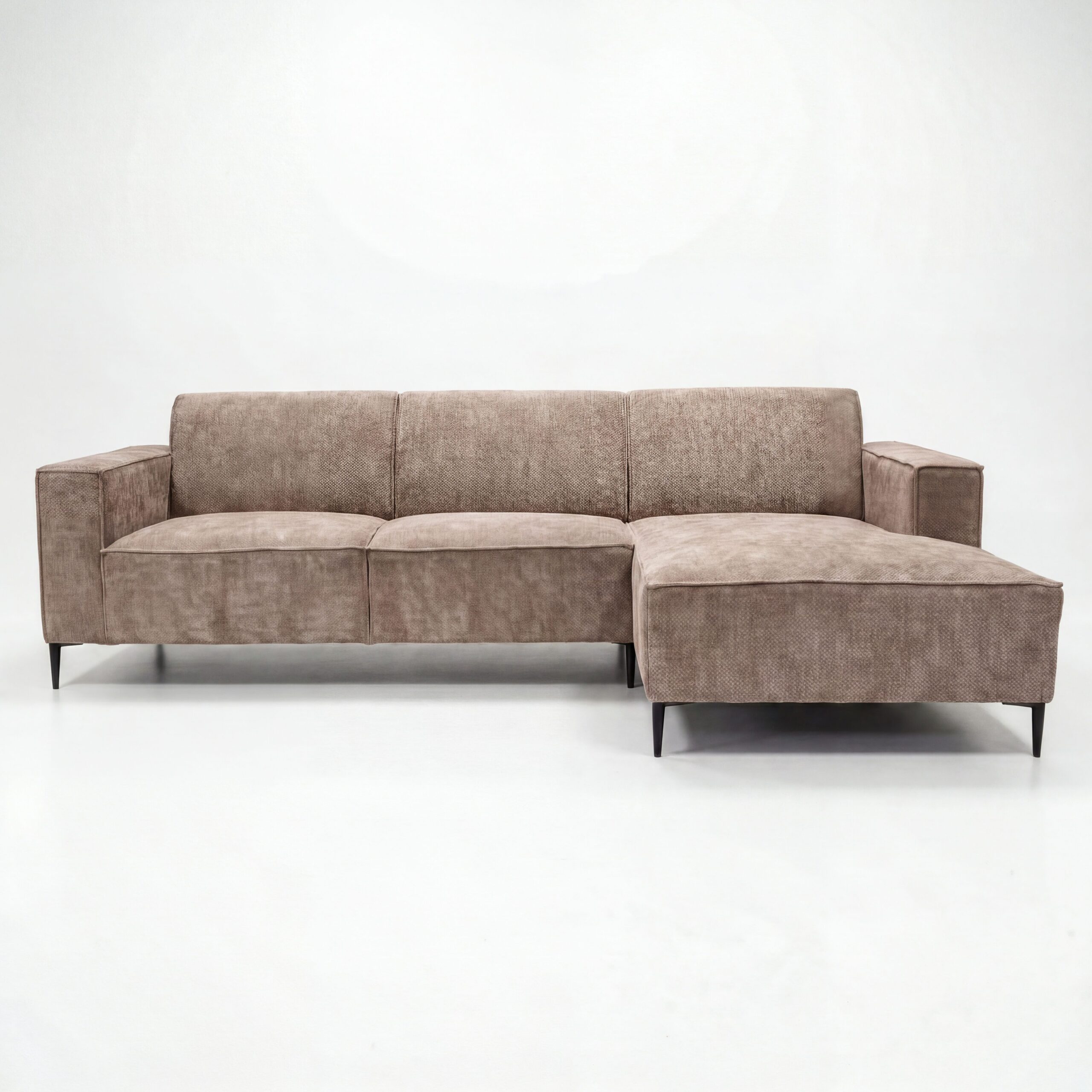 Hoekbank Milaan Rechts Taupe