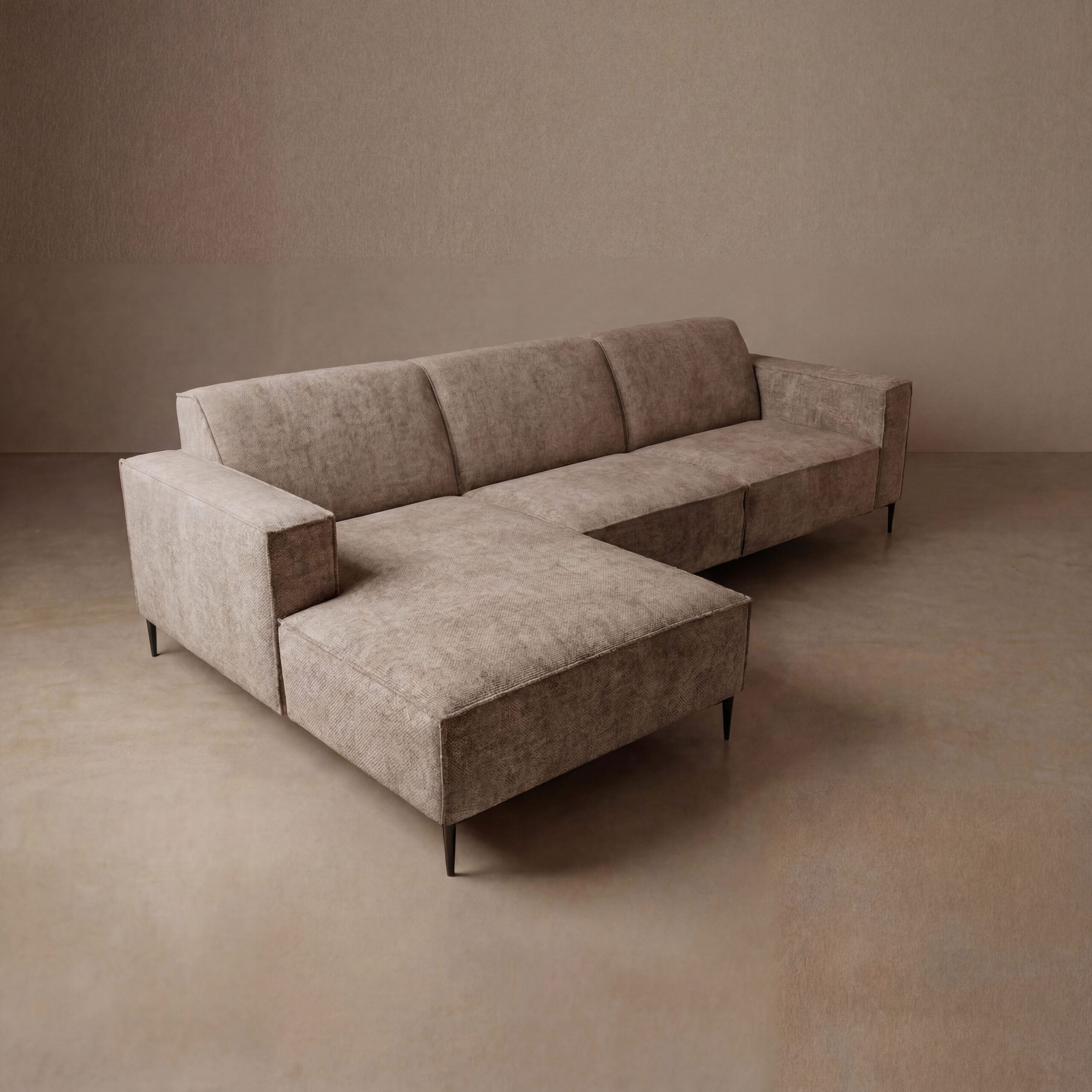 Hoekbank Milaan Links Taupe