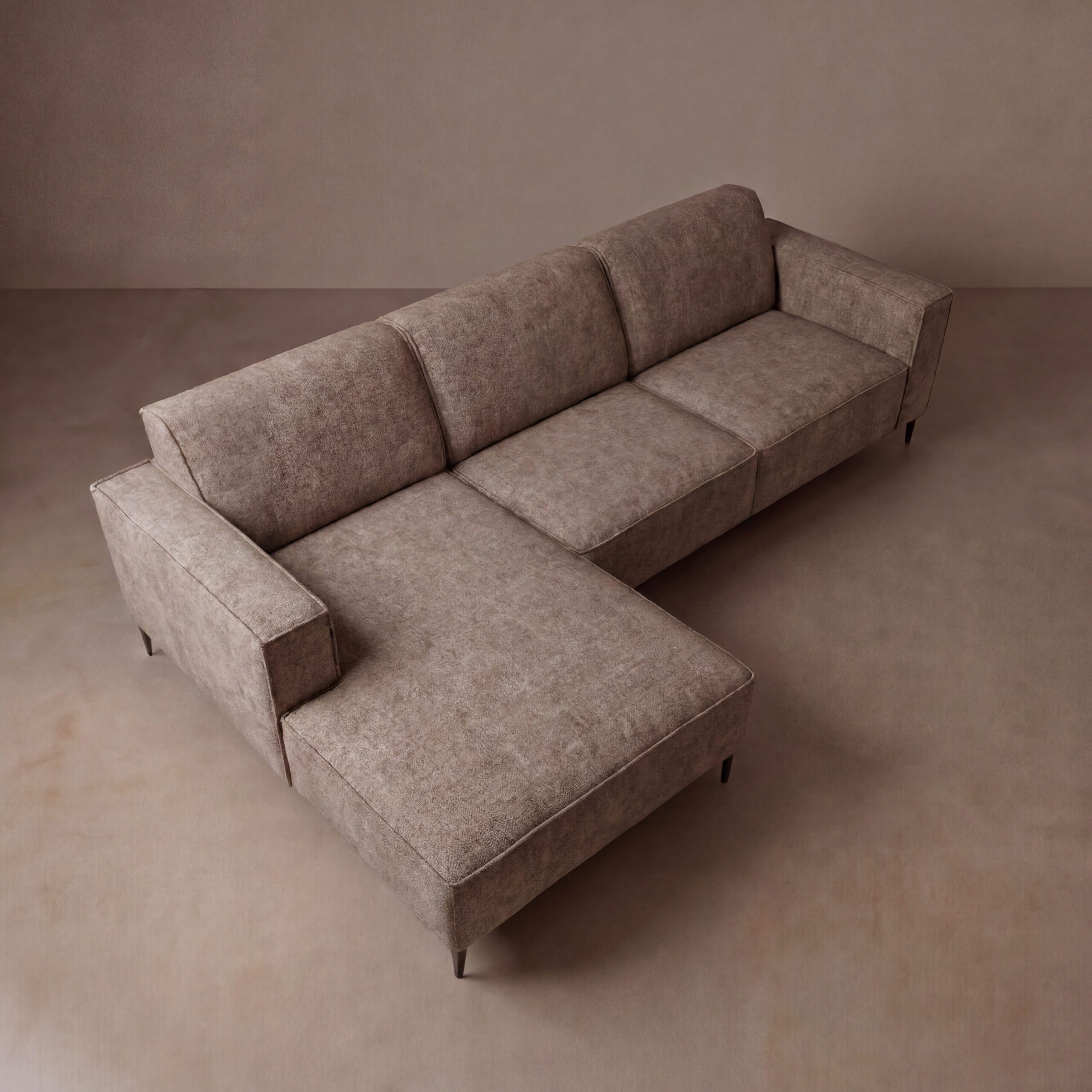 Hoekbank Milaan Links Taupe