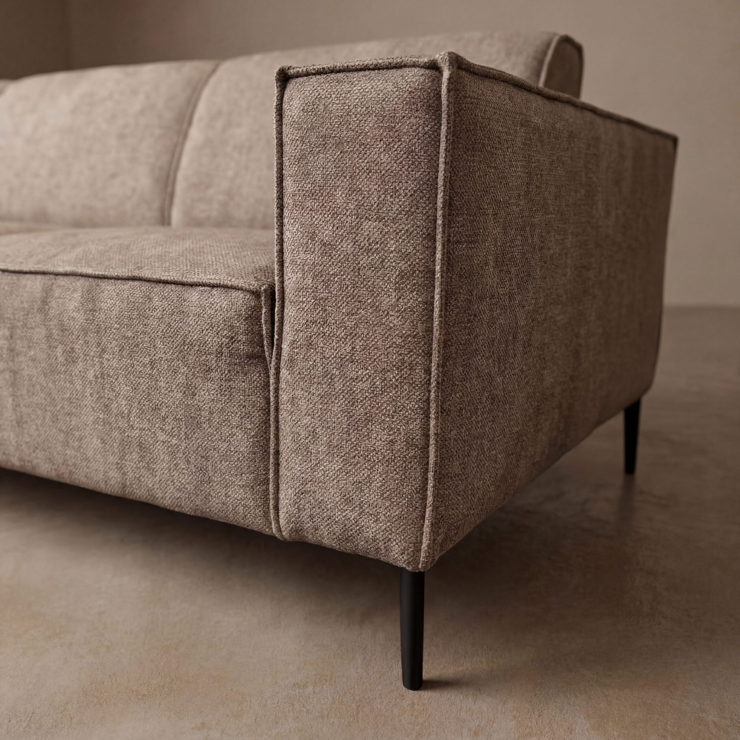 Hoekbank Milaan Links Taupe