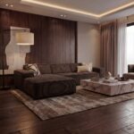 Hoekbank Modena Bruin Links