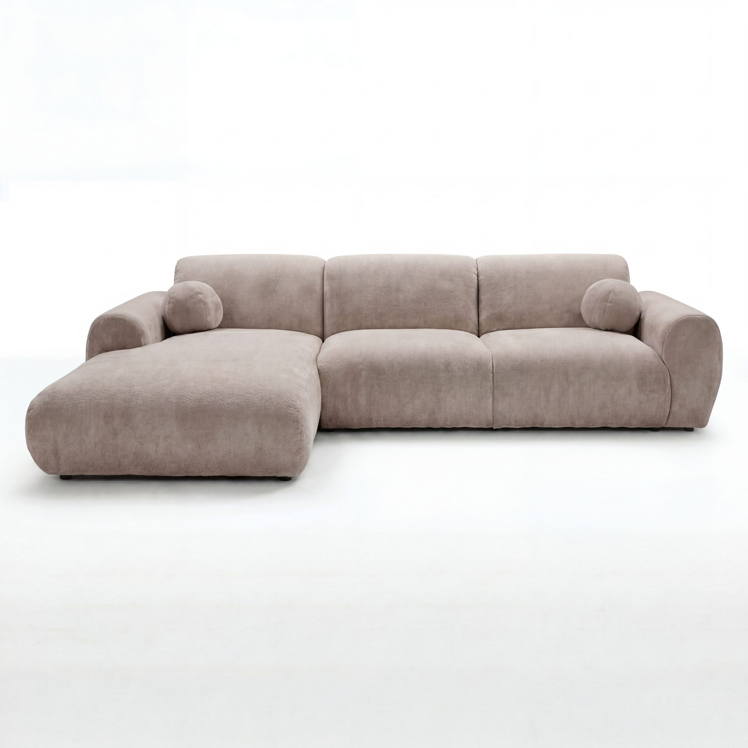 Hoekbank Nova Taupe Links