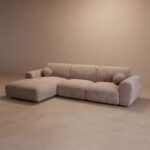 Hoekbank Nova Taupe Links