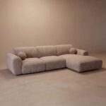 Hoekbank Nova Taupe Rechts