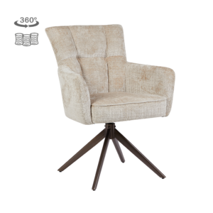 Stoel Bardi | Beige | Brons Frame