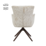 Stoel Bardi | Beige | Brons Frame
