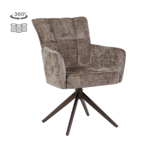 Stoel Bardi | Taupe | Brons Frame