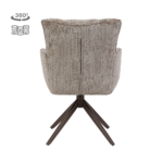 Stoel Bardi | Taupe | Brons Frame