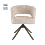 Stoel Mura | Beige | Brons Frame