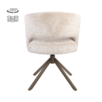 Stoel Mura | Beige | Brons Frame