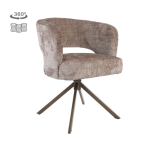 Stoel Mura | Taupe | Brons Frame