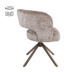 Stoel Mura | Taupe | Brons Frame