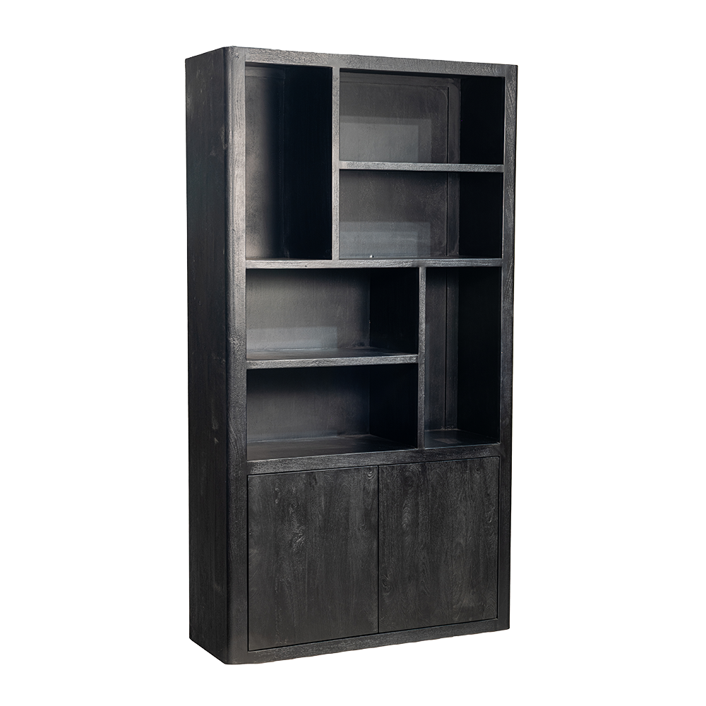 Boekenkast Tenna 120cm | Zwart