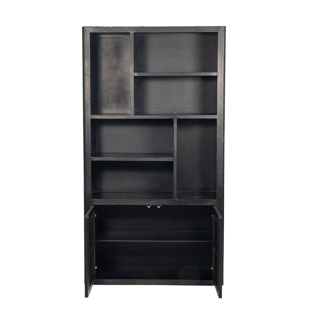 Boekenkast Tenna 120cm | Zwart