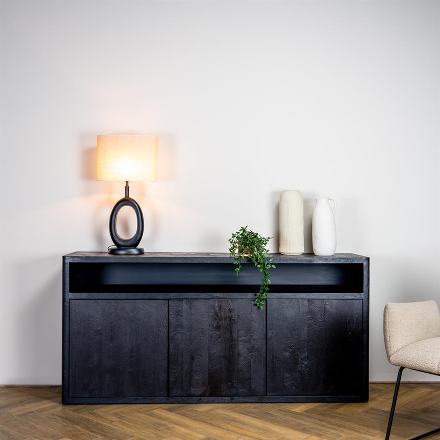 Dressoir Tenna 180cm | Zwart