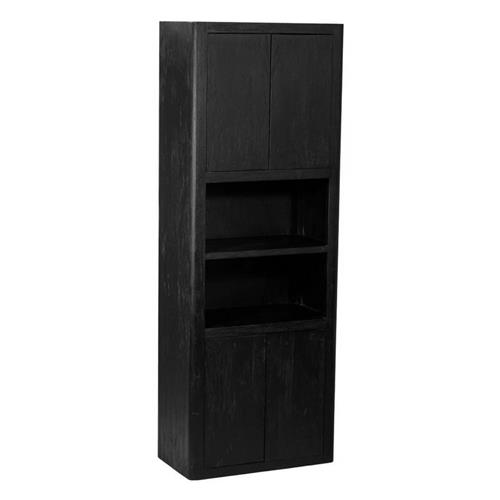 Wandkast Tenna 80cm | Model B | Zwart