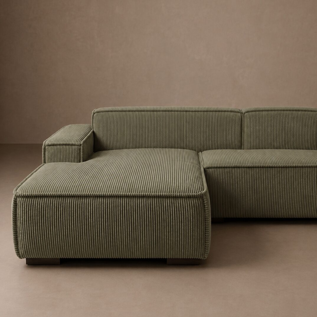 Hoekbank Modena Groen Links
