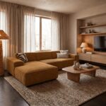 Hoekbank Modena Okergeel Links