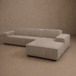 Hoekbank Modena Taupe Rechts