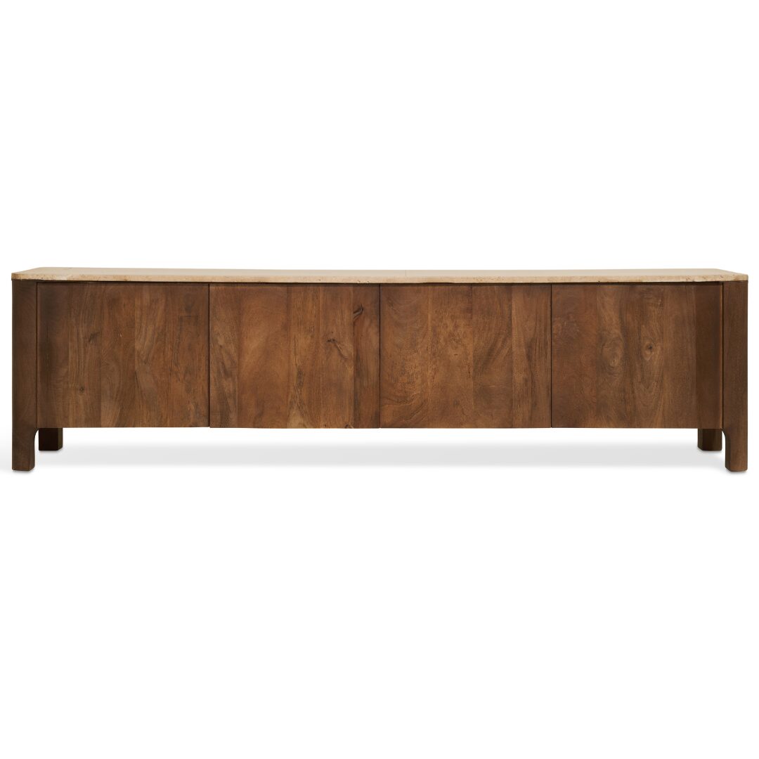 TV Meubel Sevilla 210x40x55cm | Bruin en Marmer