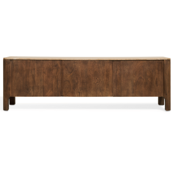 TV Meubel Sevilla 175x40x55cm | Bruin en Marmer